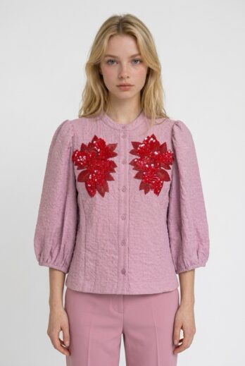 bluzka-essentiel-antwerp-lila-cekiny-letnia-elegancka-ozdoby-butik-luisa-bydgoszcz