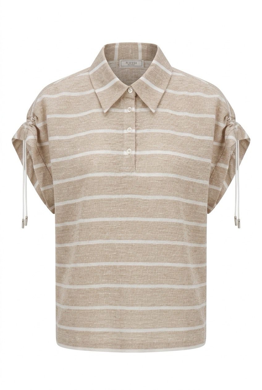 bluzka-peserico-naturalna-tshirt-luksusowa-letnia-modowa-len-bawełna-butik-luisa-bydgoszcz