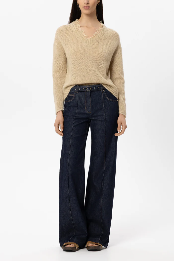 sweter-luisa-cerano-premium wełniany modowy żółty jesienny komfortowy ekskluzywny butik luisa bydgoszcz