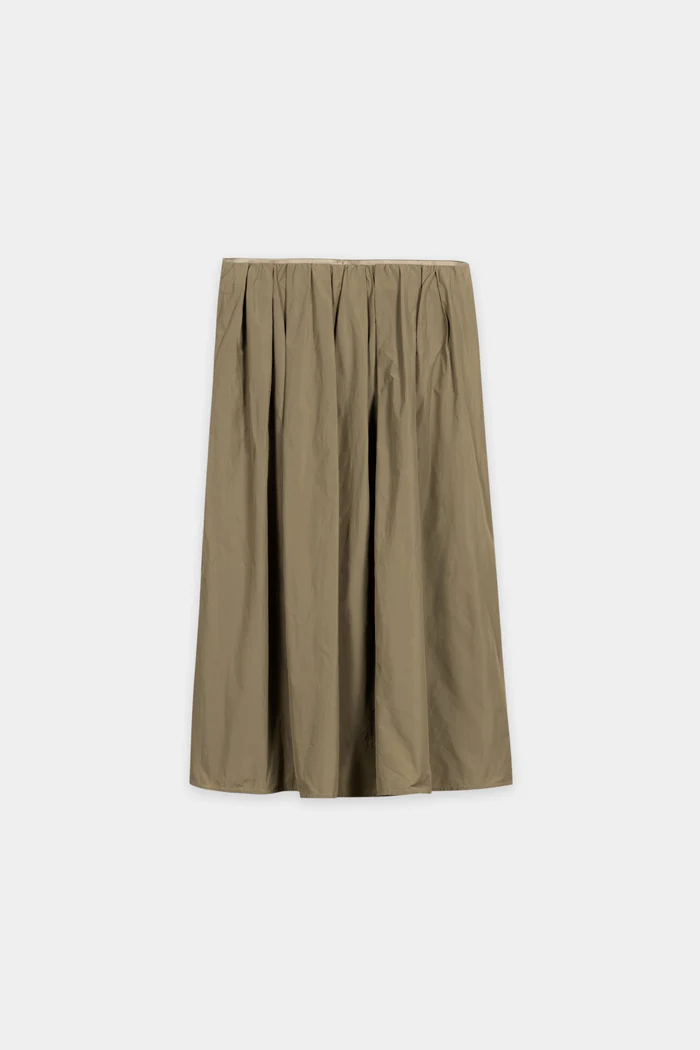 spodnica-luisa-cerano-premium modowa casualowa z tafty zielona marszczona jesienna komfortowa butik luisa bydgoszcz