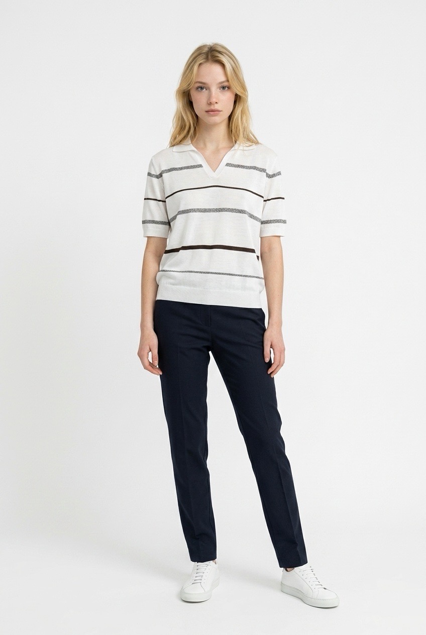 bluzka-peserico-luksusowa-polo-paski-modna-klasyczna-butik-luisa-bydgoszcz