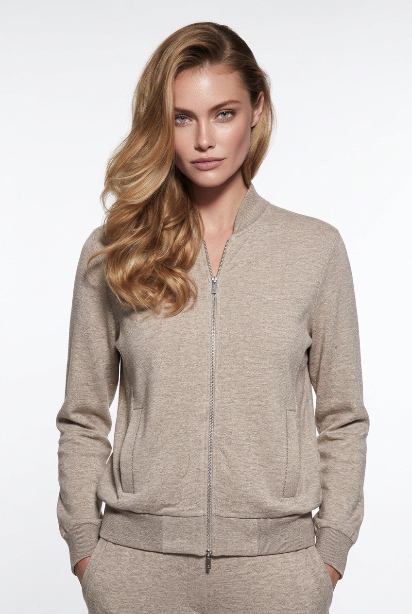bluza-peserico-luksusowa-zamek-beżowa-stylowa-modna-butik-luisa-bydgoszcz