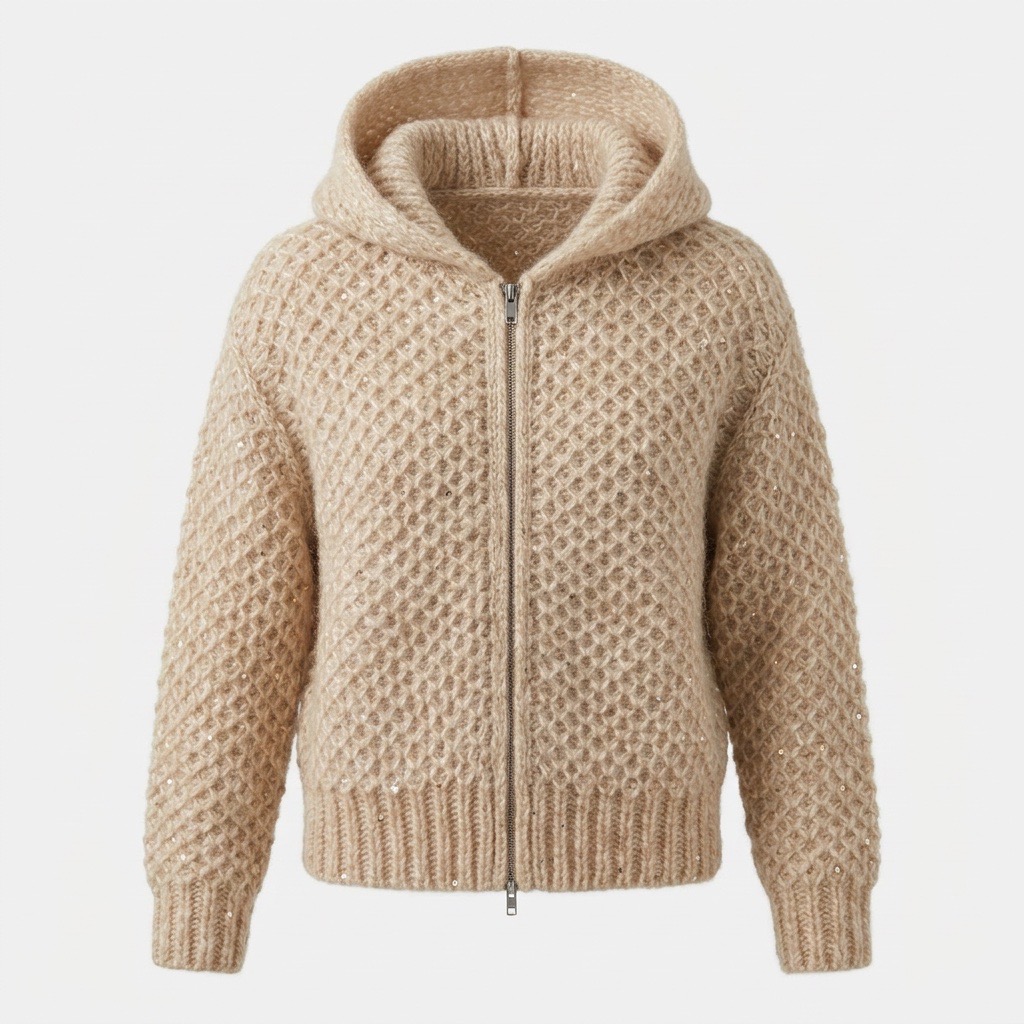 sweter-peserico-kardigan-luksusowy-kaptur-zapinany-ciepły-butik-luisa-bydgoszcz