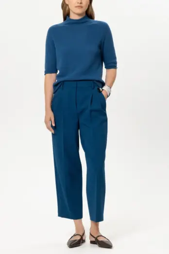 sweter-luisa-cerano-premium modowy casualowy jesienny niebieski półgolf luźny komfortowy butik luisa bydgoszcz