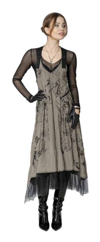 sukienka-beate-heymann-boho-glamour-premium-taupe-modowa-butik-luisa-bydgoszcz