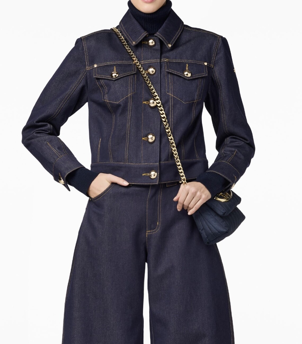 kurtka-goldbergh- jeansowa-guziki-modowa-premium-stylowa-butik-luisa-bydgoszcz